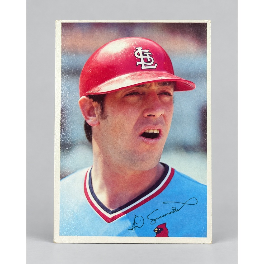 1980 Topps Ted Simmons St Louis Cardinals Catcher Card 36 For the Fun of It 5x7